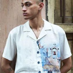 Big Bunny Men Custom Opaque Printed Casual Shirt-picture-4
