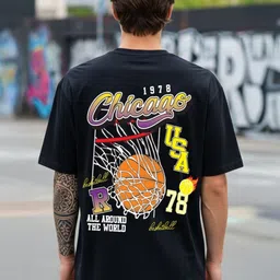 BENNY BROOKS Graphic Printed Regular Fit Cotton T-shirt-picture-32