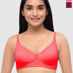 Lovable Pack of 2 T-shirt Full Coverage Lightly Padded Bra-11