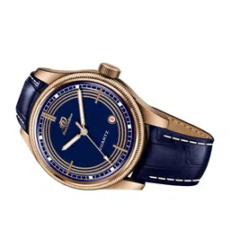 DOUBLERUN Men Dial & Leather Bracelet Style Straps Analogue Multi Function Watch H05N7003 image 3