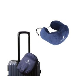 Sleepstore Unisex Kids White Memory Foam Filled Cotton Travel Pillow-image-57