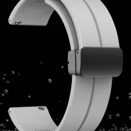 LORENZ Silicone Breathable Skin-Friendly Smartwatch Strap with Magnetic Lock-picture-8