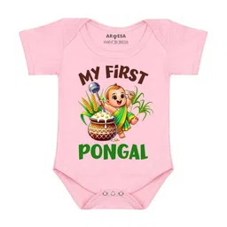 Arvesa My First Pongal Printed Romper-picture-43