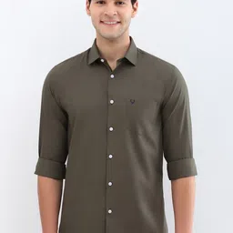 Allen Solly Men Slim Fit Opaque Casual Shirt-picture-4