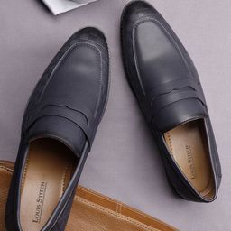 LOUIS STITCH Men Leatherette Formal Slip On Shoes Moccasins-image-9