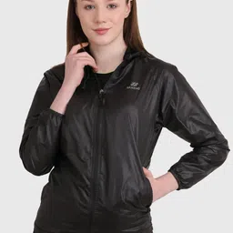 Raxedo Women Checked Polycotton Windcheater Crop Biker Jacket-picture-36
