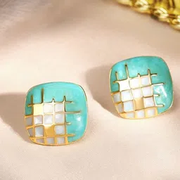 Cierra Square Drop Earrings-51