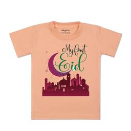 Arvesa Kids Typography Printed Applique T-shirt-13