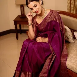 KALINI Woven Design Zari Kanjeevaram Saree-38