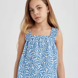DeFacto Geometric Print Top-6