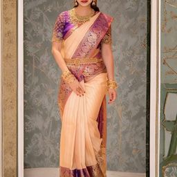 VILLE FASHION Woven Design Zari Art Silk Kanjeevaram Saree-picture-37