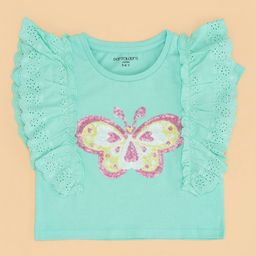 Pantaloons Junior Girls Printed Applique T-shirt-image-45