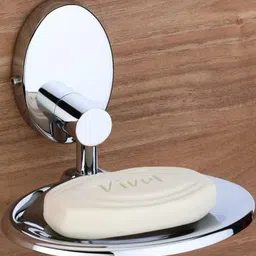 GLOXY Silver-Toned Solid Stainless Steel Soap Dish Holder-picture-12