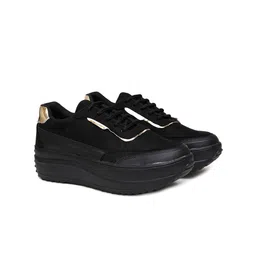 PLANET WALK Women Western - Embellished Lace-Ups Suede Lace-Ups Sneakers-98