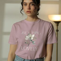 GRACE & JACK Women Floral Printed Round Neck T-shirt-image-100