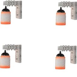 SOMIL Orange Glass Cylinder Printed Wall Lamps-picture-36