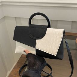 DressBerry Women Colourblocked Structured Sling Bag-image-72