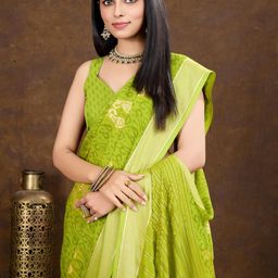 Mitera Woven Design Zari Poly Chiffon Saree-picture-37