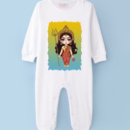 BLUSHES Kids Printed Pure Cotton Romper-picture-4