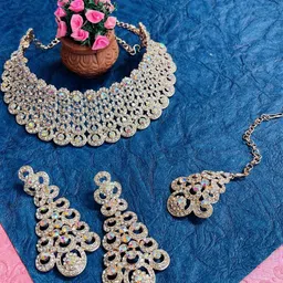 VATSALYA creation Women Artificial Stones Studded Jewellery Set-52