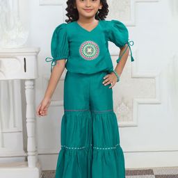 Lei-Chie Girls Top with Palazzos-image-74