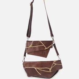 Econock Leather Structured Sling Bag-51