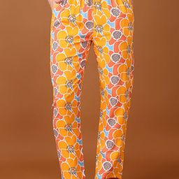 V-Mart Women Floral Printed Mid-Rise Trousers-picture-9