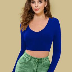 Dream Beauty Fashion Women Fitted Crop Top-image-97
