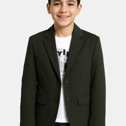 CHARCHIT Boys Self-Design Comfort-Fit Full Sleeves Single-Breasted Blazer With T-Shirt-picture-40
