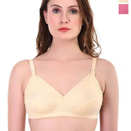 Liigne Pack Of 2 Non Padded Cotton Maternity Bra-picture-25