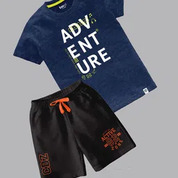 BAESD Boys Printed T-shirt with Shorts-image-74