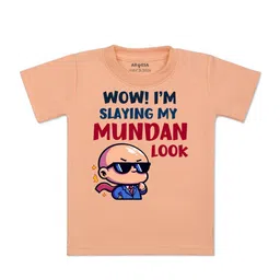 Arvesa Kids Typography Printed Cotton T-shirt-picture-30
