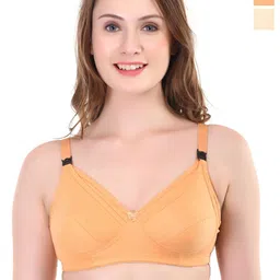 Liigne Pack Of 2 Full Coverage Non Padded Cotton Maternity Bra-8