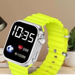 TARIDO Men Square Dial & Straps Digital Watch ULTRA-YELLOW-03-image-12