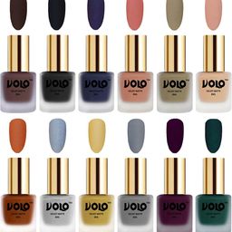 VOLO Set Of 12 Velvet Matte Nail Polish - 8 ml Each-image-34