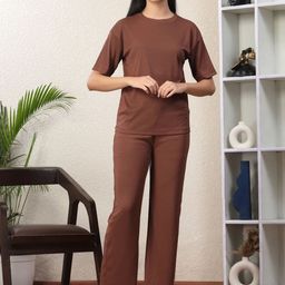 NEUDIS Short Sleeves Top & Trousers Co-Ord Set-image-12