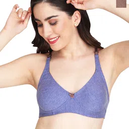 Liigne Women Pack of 2 Full Coverage Non Padded T-shirt Bra-picture-24