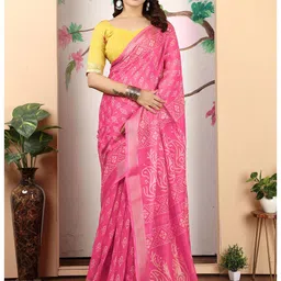 Kalista Paisley Zari Pure Cotton Saree image 5
