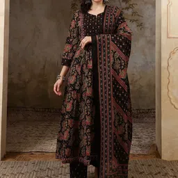 Sangria Printed Pure Cotton Kurta Sets-15