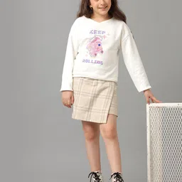 UNDER FOURTEEN ONLY Girls Printed Cotton Sweatshirt-picture-1
