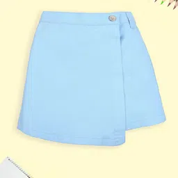 KiddoPanti Girls Cotton Regular Fit Shorts-image-86