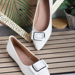 Liscott Women Pointed Toe Ballerinas Flats-23