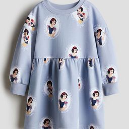 H&M Printed Sweatshirt Dress-image-48