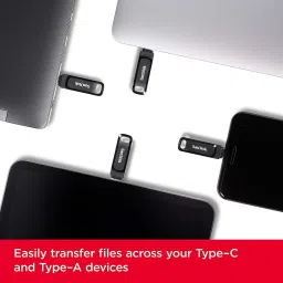 SanDisk Ultra Dual Drive Go USB Type-C 64 GB OTG Drive Compatible with Mobile, Laptop, Desktop Computer USB 3.1 Plastic Case image 3