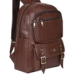 Pramadda Pure Luxury Men Solid Leather Backpack-picture-37