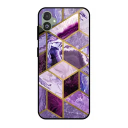QRIOH Rhombus Marble Printed Samsung Galaxy F14 5G Silicone Back Case-picture-20