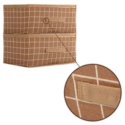 Kuber Industries Beige & Brown 3 Pieces Printed Multi-Utility Organisers image 3