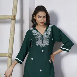 SHREE LAXMINARAYAN EXPORT Women Embroidered Kurta-picture-50