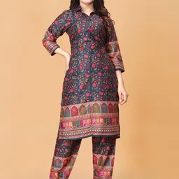 Rujave Printed Tunic With Trousers Co-Ords-picture-12