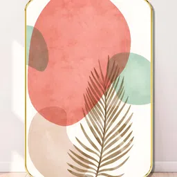 SAF White & Brown Wood Abstract Wall Paintings-image-29